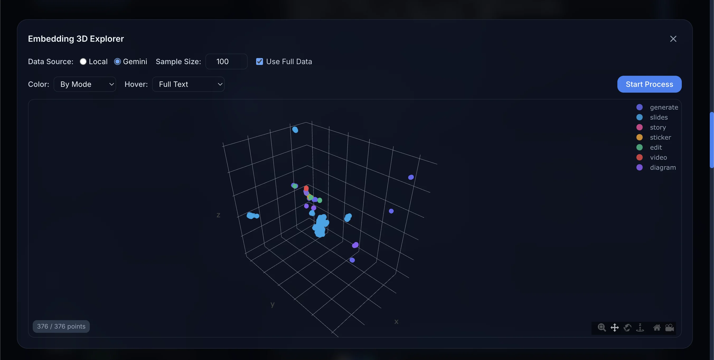 Embedding 3D Explorer